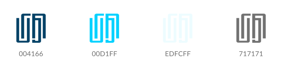 Color Scheme for Mudsoft web design agency
