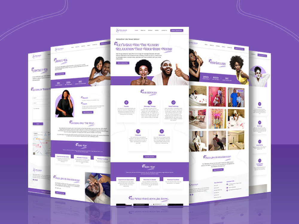 Website Redesign for New Image Makeover Spa