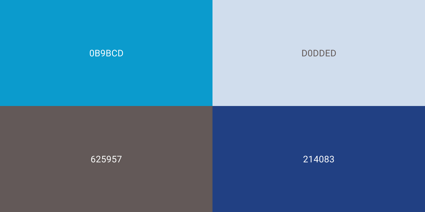 Colors for Jamestown Seafood, Aquaculture, Wholesale Seafood website design