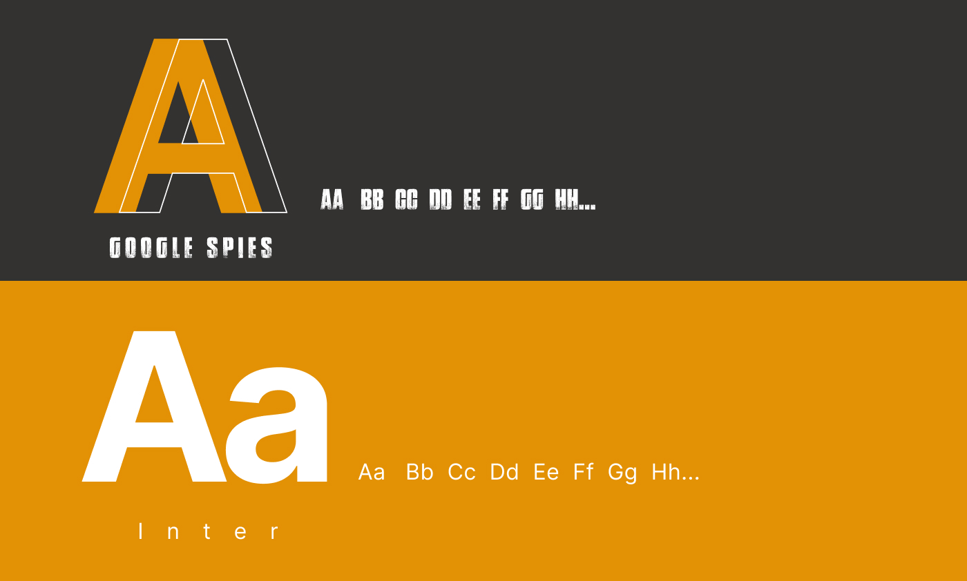 Typography for Author Website design, Military Fiction website, publishing website design