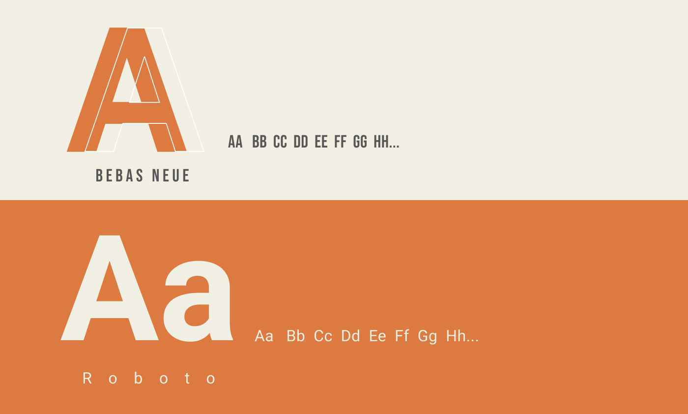Typography for Thai Restaurant Website Design