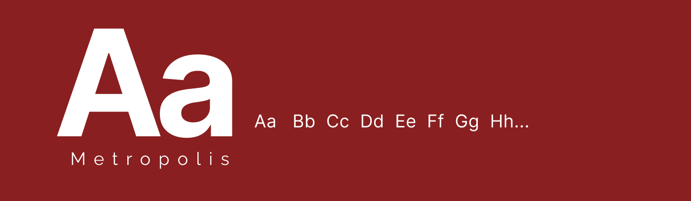Typography for jamestown Concrete website design, construction website design