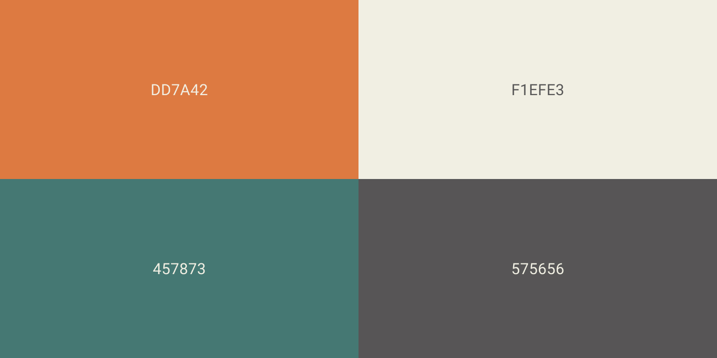 colors for Thai Restaurant Website Design