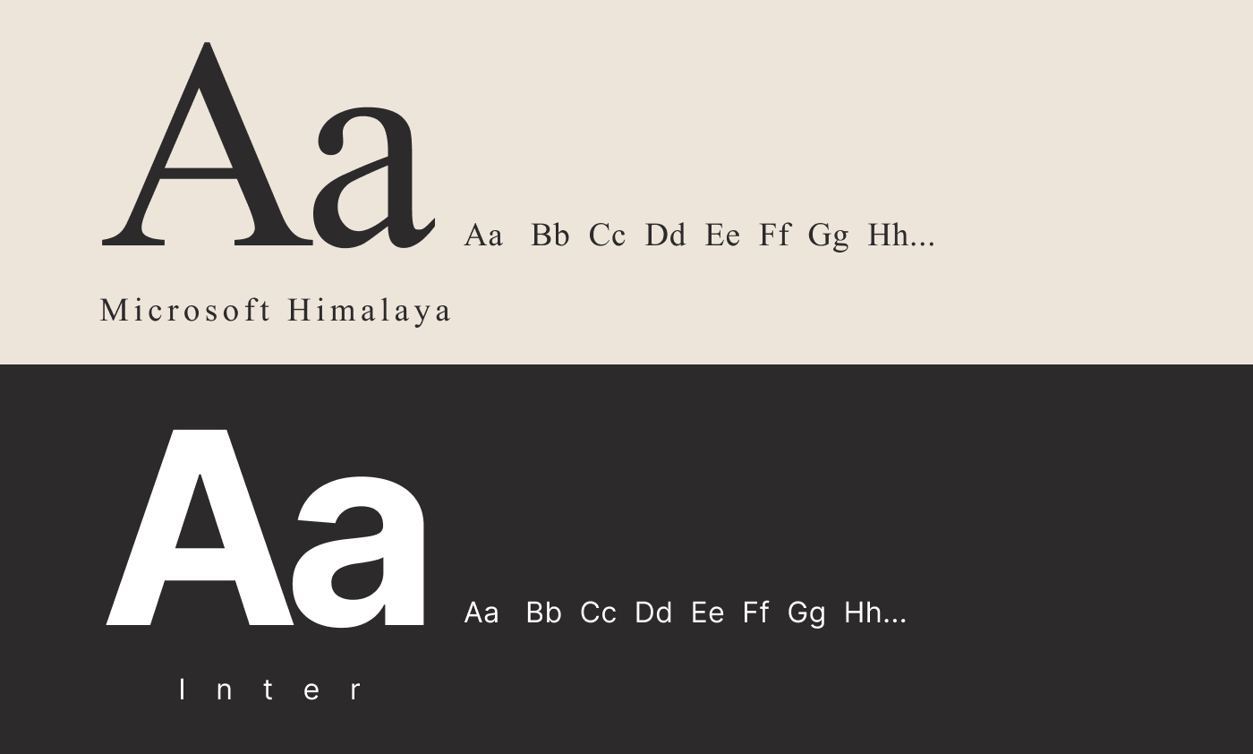 typography for Eagle Contracting, Home Remodeling & Construction website